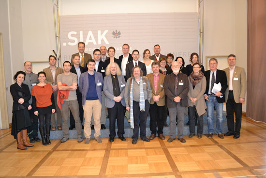 The participants of the High Profile Workshops in january 2013 in Vienna.
